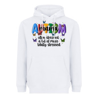 White autism mama Heavyweight Hoodie - MaliasSmallBusiness