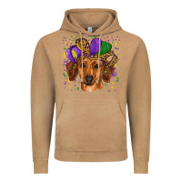 Vintage Camel mardi gras hat dachshund Vintage Hoodie - RanaPortraitStore
