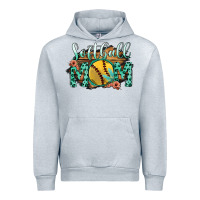 Heather Grey Softball Mom Urban Hoodie - Bettercallsaul
