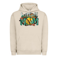 Pigment French Oak Softball Mom Urban Hoodie - Bettercallsaul