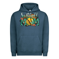 Pigment Midnight Navy Softball Mom Urban Hoodie - Bettercallsaul