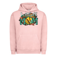 Pigment Salmon Softball Mom Urban Hoodie - Bettercallsaul