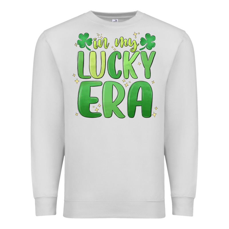 In My Lucky Era St. Patrick's Day Premium Sweatshirt by MaliasSmallBusiness | Teevron