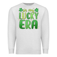 Oatmeal Heather in my lucky era st. patrick's day Premium Sweatshirt - MaliasSmallBusiness
