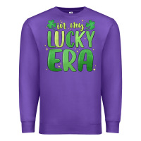 Purple in my lucky era st. patrick's day Premium Sweatshirt - MaliasSmallBusiness