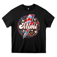 Black Western Mimi Patriotic Heavy Core Tee - LillyAllenDesigns