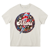Cream Western Mimi Patriotic Heavy Core Tee - LillyAllenDesigns