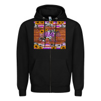 Black mama bear sunflowers purple Zipper Hoodie - Jasminsmagicworld