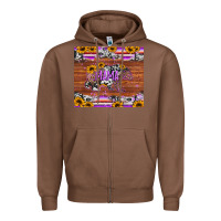 Chestnut mama bear sunflowers purple Zipper Hoodie - Jasminsmagicworld