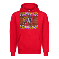 Red mama bear sunflowers purple Zipper Hoodie - Jasminsmagicworld