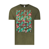 Vintage Olive mama mama mama mama Vintage Tee - Zillion Design Studio