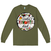 Army Green christmas  santas favourite Long Sleeve Tee - AdoDesignShop