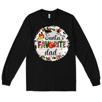 Black christmas  santas favourite Long Sleeve Tee - AdoDesignShop