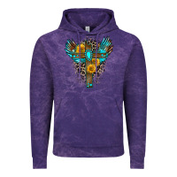 Cloud Purple gemstone cross Vintage Hoodie - Zillion Design Studio