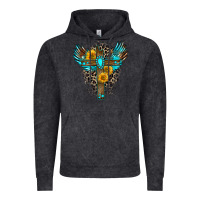 Vintage Black gemstone cross Vintage Hoodie - Zillion Design Studio