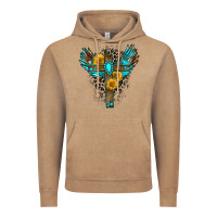 Vintage Coffee gemstone cross Vintage Hoodie - Zillion Design Studio