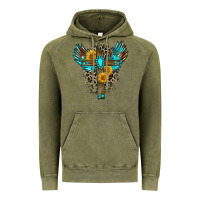 Vintage Olive gemstone cross Vintage Hoodie - Zillion Design Studio