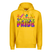 Lemon Gay Pride With Butterfly Premium Hoodie - BundleAndBundleShop