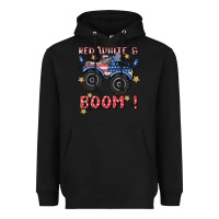 Black 4th of july png, monster truck Heavyweight Hoodie - MaliasSmallBusiness
