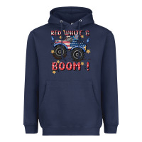 Navy 4th of july png, monster truck Heavyweight Hoodie - MaliasSmallBusiness