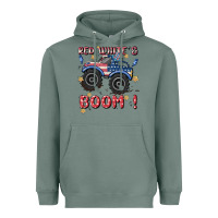 4th Of July Png, Monster Truck Heavyweight Hoodie | Teevron