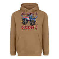 Toasted Coconut 4th of july png, monster truck Heavyweight Hoodie - MaliasSmallBusiness