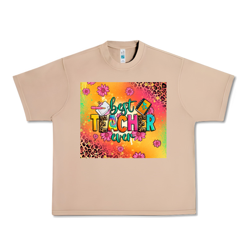 Best Teacher Ever Urban Heavy Tee by Zillion Design Studio | Teevron