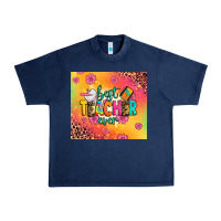 Navy best teacher ever Urban Heavy Tee - Zillion Design Studio