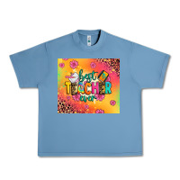 Pebble Blue best teacher ever Urban Heavy Tee - Zillion Design Studio