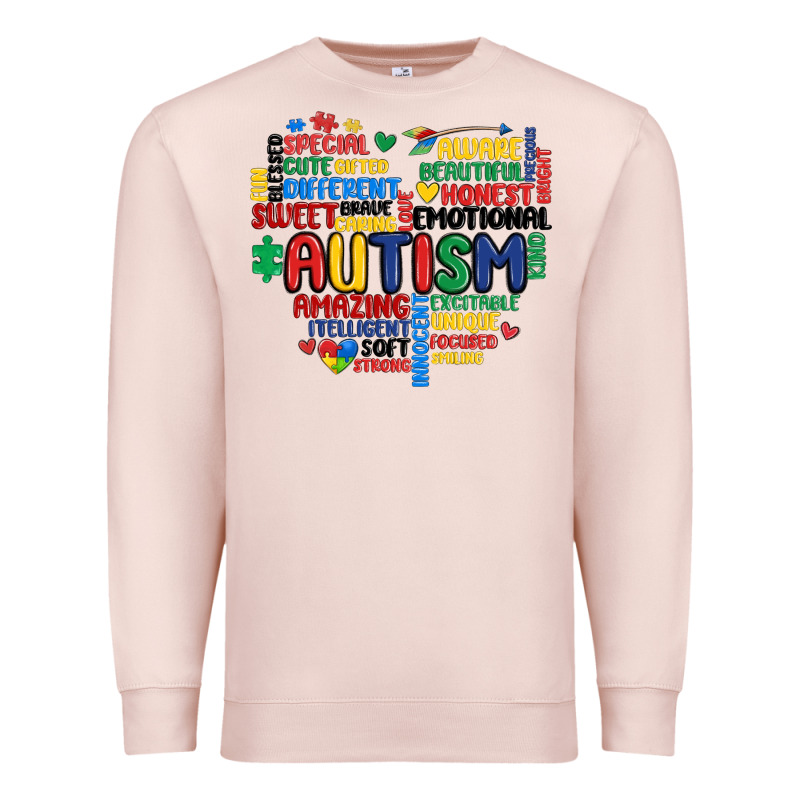 Autism Heart Premium Sweatshirt by MaliasSmallBusiness | Teevron