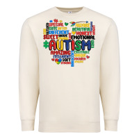 Sandshell autism heart Premium Sweatshirt - MaliasSmallBusiness