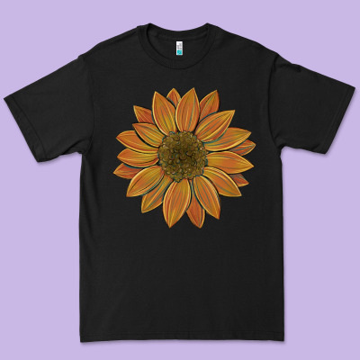 Sunflower Premium Tee Designed By Artiststas