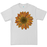 Dove Grey sunflower Premium Tee - Artiststas