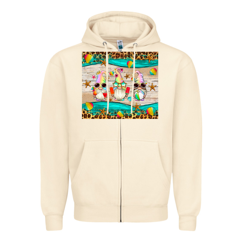 Summer Gnomes Zipper Hoodie by Artiststas | Teevron