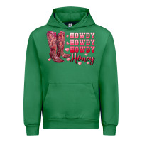 Emerald howdy howdy howdy honey with cowgirl boots Urban Hoodie - RanaPortraitStore