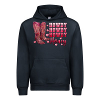 Navy howdy howdy howdy honey with cowgirl boots Urban Hoodie - RanaPortraitStore