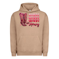 Pigment Burro howdy howdy howdy honey with cowgirl boots Urban Hoodie - RanaPortraitStore