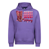 Howdy Howdy Howdy Honey With Cowgirl Boots Urban Hoodie | Teevron