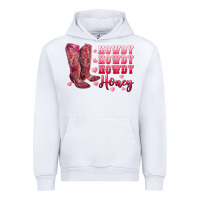 White howdy howdy howdy honey with cowgirl boots Urban Hoodie - RanaPortraitStore