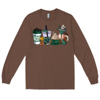 Chestnut hunter green hockey coffee cups Long Sleeve Tee - AdoDesignShop