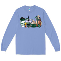 Colony Blue hunter green hockey coffee cups Long Sleeve Tee - AdoDesignShop