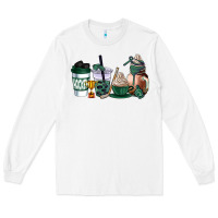 White hunter green hockey coffee cups Long Sleeve Tee - AdoDesignShop