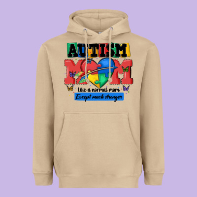 Autism Mom Like A Normal Mom Heavyweight Hoodie Designed By Maliassmallbusiness