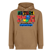 Toasted Coconut autism mom like a normal mom Heavyweight Hoodie - MaliasSmallBusiness