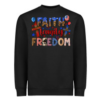 Black faith family freedom Heavyweight Sweatshirt - texasbilliewilder