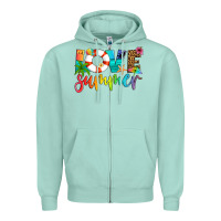 Seafoam love summer Zipper Hoodie - Artiststas