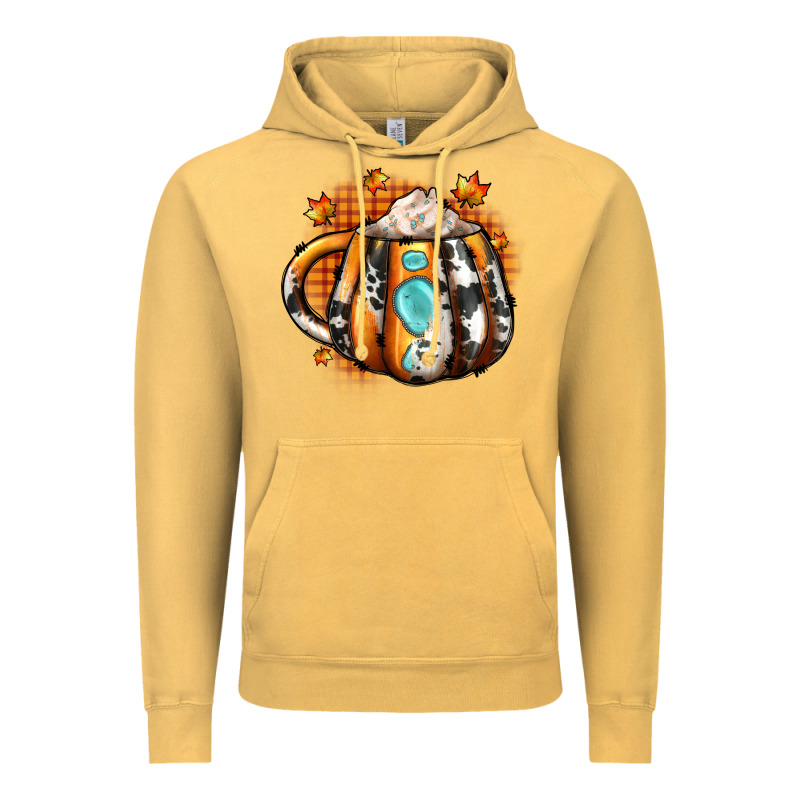 Thanksgiving Coffee Cup Gemstone Vintage Hoodie by JahusDesignShop | Teevron