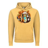 Vintage Mustard thanksgiving coffee cup gemstone Vintage Hoodie - JahusDesignShop
