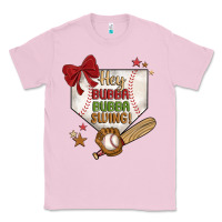 Bubblegum Pink hey bubba bubba swing Classic Tee - JahusDesignShop