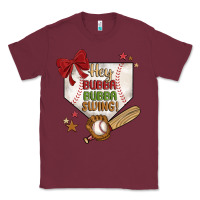 Burgundy hey bubba bubba swing Classic Tee - JahusDesignShop